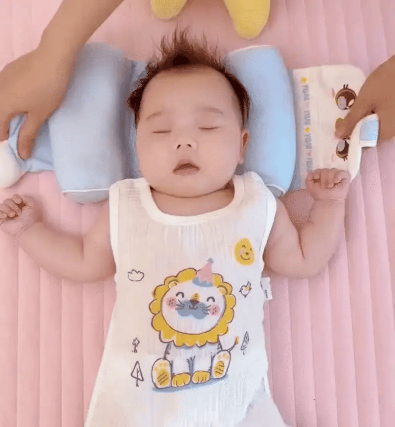 Baby Head Shaping Pillow | Adjustable & Cotton Comfort |🔥Flat 50% OFF 🔥